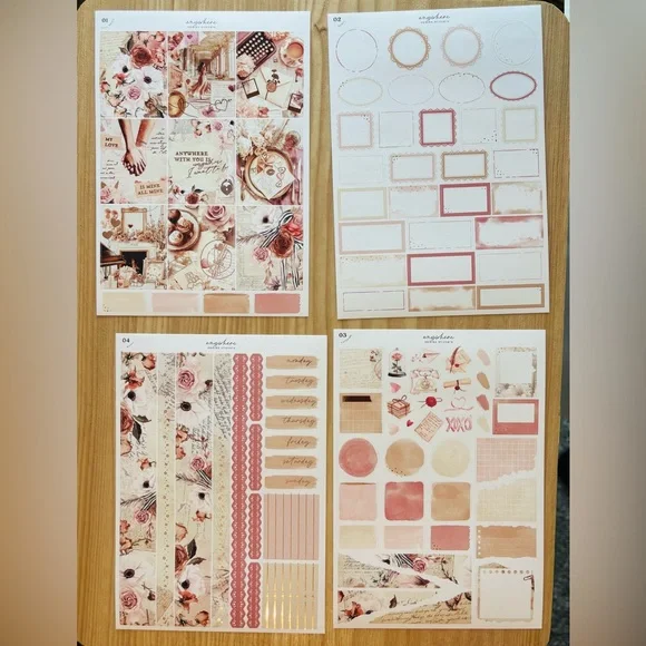 Nine four page planner Sadie’s Stickers kits - Picture 10 of 11